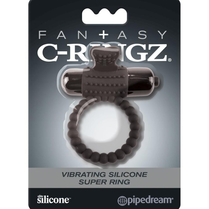 Anneau vibrant C-Ringz Noir Anneau vibrant C-Ringz Noir