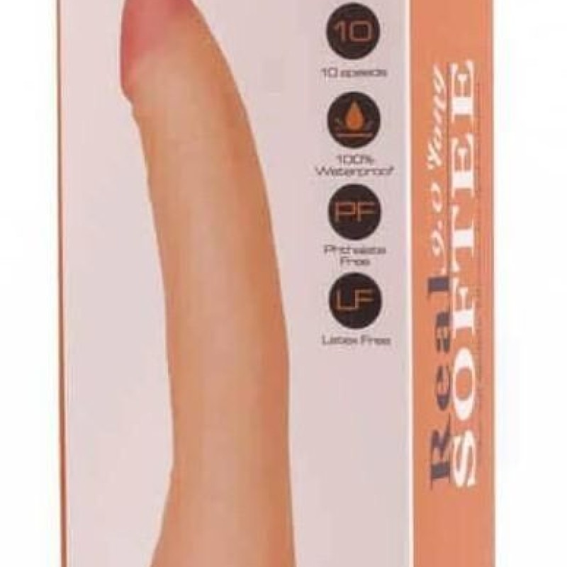Dildo vibrant Real Softee 18 x 4.5cm Dildo vibrant Real Softee 18 x 4.5cm