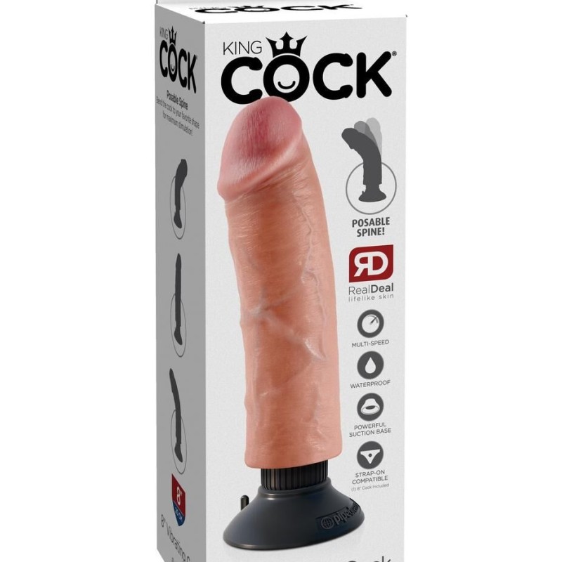 Gode avec vibration King Cock 19 x 4.5cm Gode avec vibration King Cock 19 x 4.5cm
