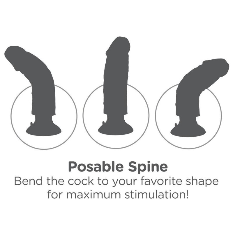 Gode avec vibration King Cock 19 x 4.5cm Gode avec vibration King Cock 19 x 4.5cm