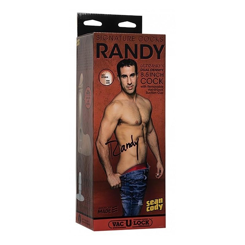 Gode réaliste Acteur Randy 17 x 5 cm Gode réaliste Acteur Randy 17 x 5 cm