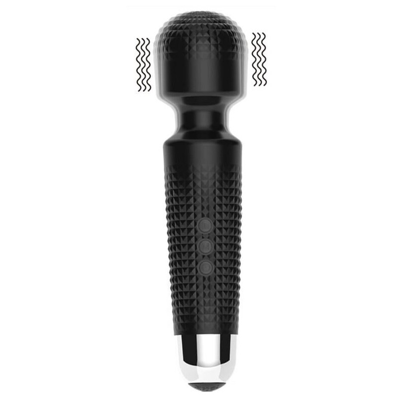 Wand Ashton Noir - Tête 42mm Wand Ashton Noir - Tête 42mm