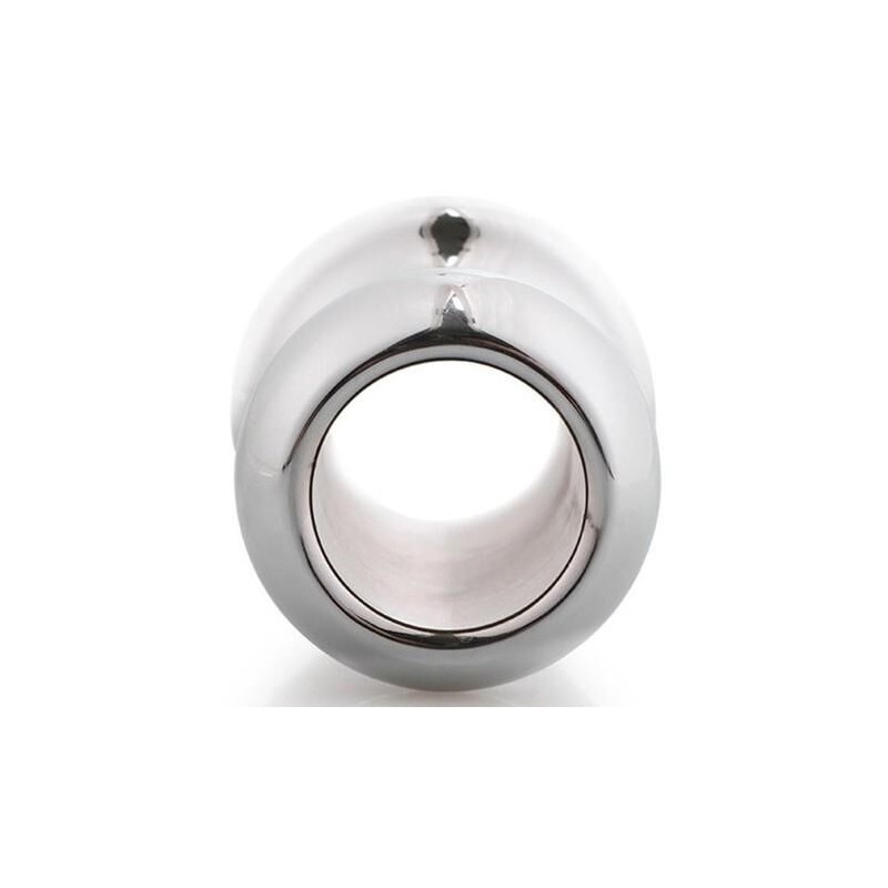 Plug Tunnel en métal Butt Open M 5 x 4cm Plug Tunnel en métal Butt Open M 5 x 4cm
