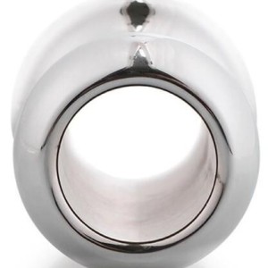 Plug Tunnel en métal Butt Open M 5 x 4cm Plug Tunnel en métal Butt Open M 5 x 4cm