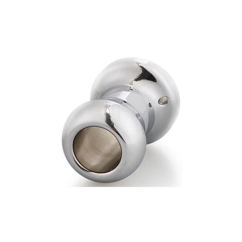 Plug Tunnel en métal Butt Open M 5 x 4cm Plug Tunnel en métal Butt Open M 5 x 4cm