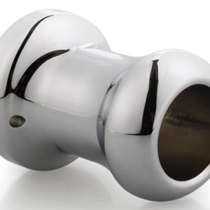 Plug Tunnel en métal Butt Open M 5 x 4cm Plug Tunnel en métal Butt Open M 5 x 4cm