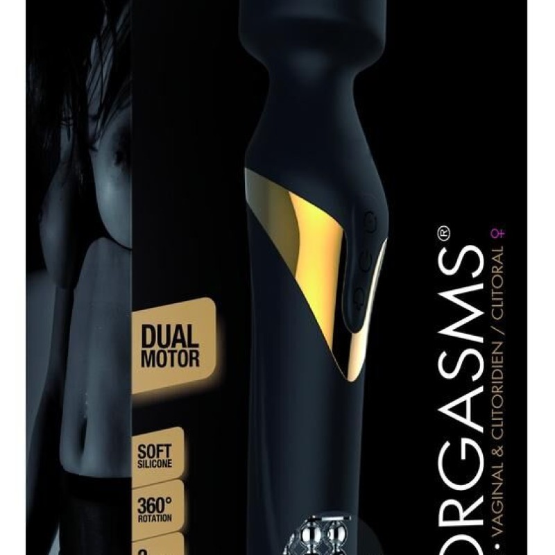 Wand Dual Orgasms Dorcel 24cm - Tête 46mm Wand Dual Orgasms Dorcel 24cm - Tête 46mm