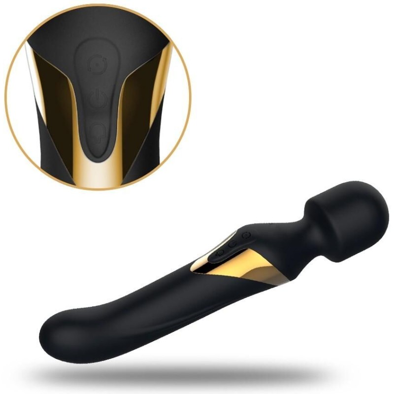 Wand Dual Orgasms Dorcel 24cm - Tête 46mm Wand Dual Orgasms Dorcel 24cm - Tête 46mm