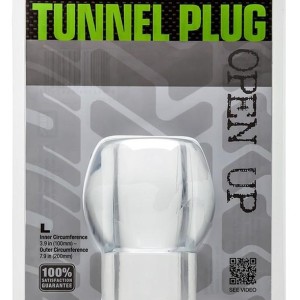 Plug Tunnel Large Transparent 7.6 x 6.2 cm Plug Tunnel Large Transparent 7.6 x 6.2 cm