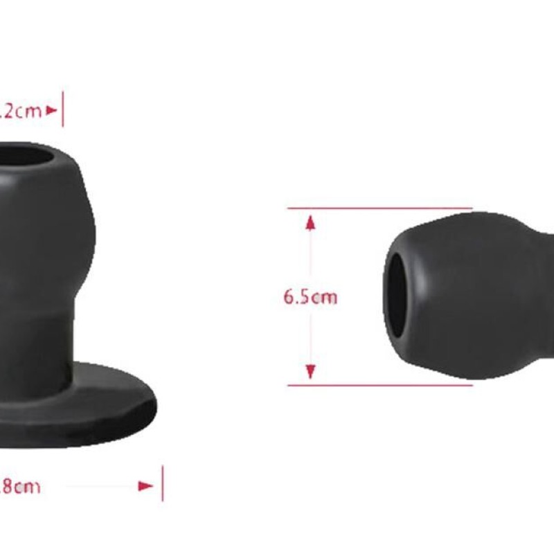 Plug Tunnel Large Transparent 7.6 x 6.2 cm Plug Tunnel Large Transparent 7.6 x 6.2 cm