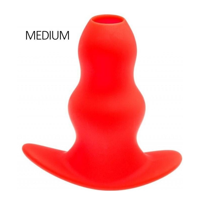 Plug Tunnel Stretch Rouge Medium 13 x 6.4cm Plug Tunnel Stretch Rouge Medium 13 x 6.4cm