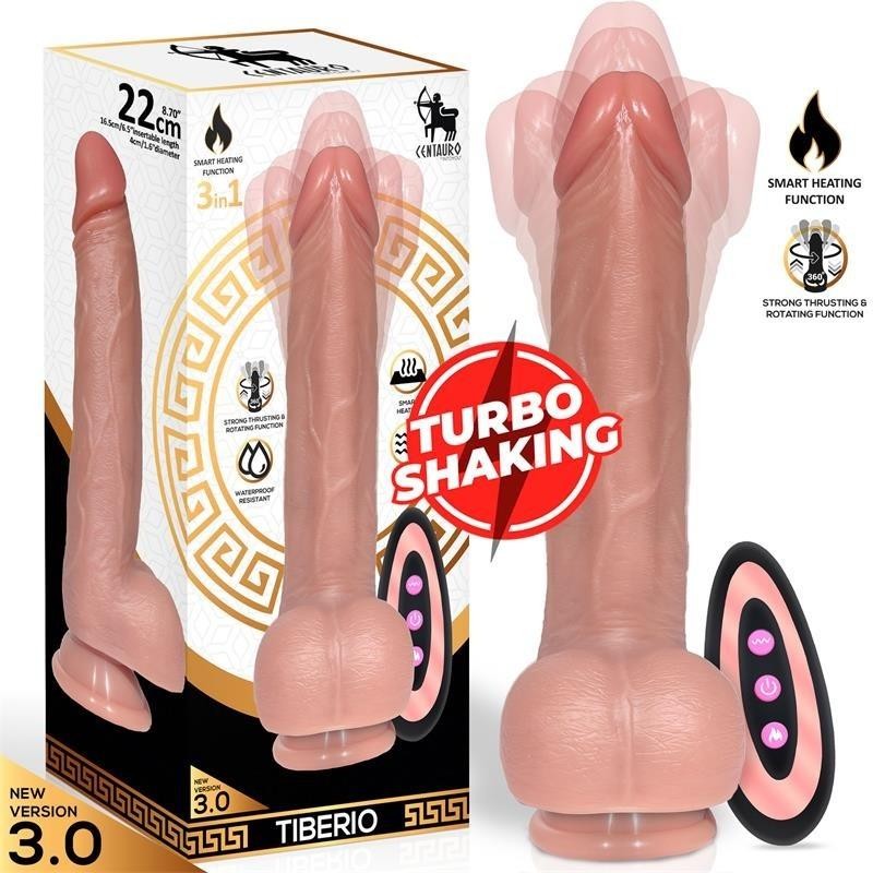Gode vibrant Va-et-Vient Tiberio Centauro 18 x 4.3cm Gode vibrant Va-et-Vient Tiberio Centauro 18 x 4.3cm