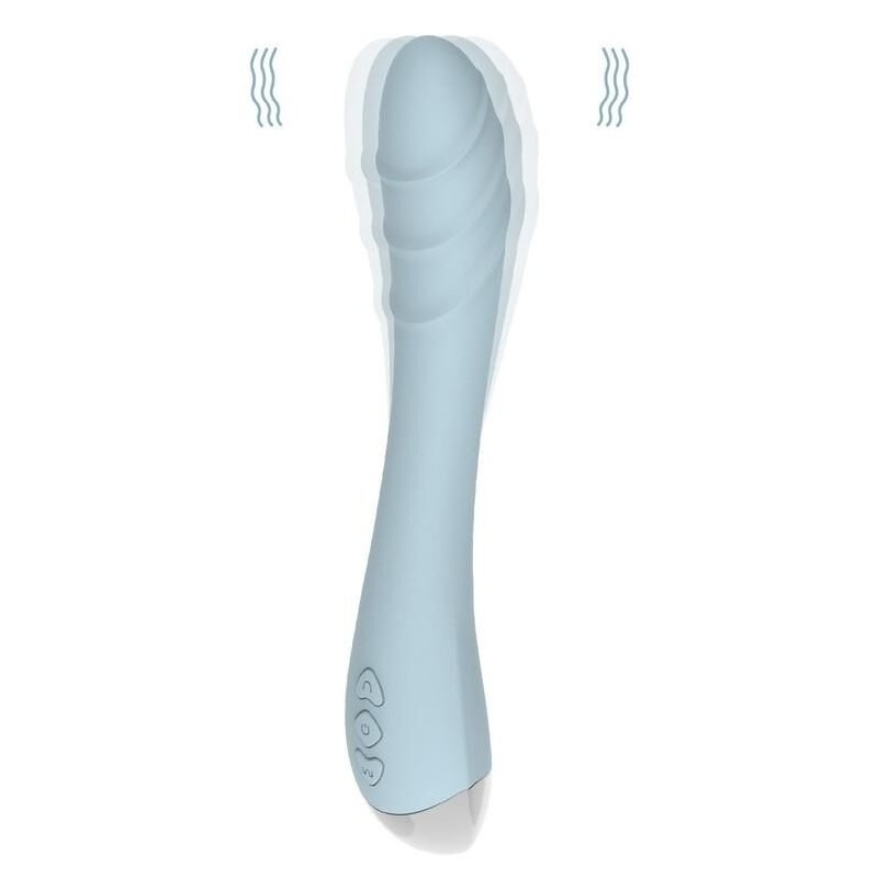 Vibro Point G Fox Lindo 14 x 3cm Bleu Vibro Point G Fox Lindo 14 x 3cm Bleu