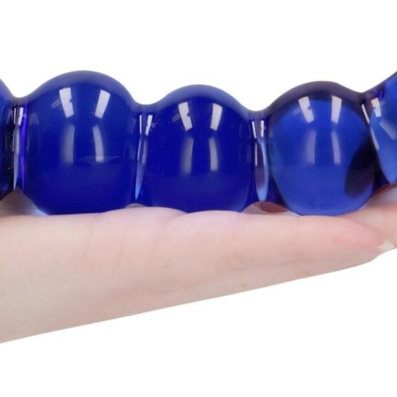 Gode en verre Planets Bleu 18 x 4.3 cm Gode en verre Planets Bleu 18 x 4.3 cm