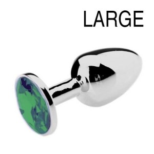 Plug Bijou Vert 8 x 4 cm Plug Bijou Vert 8 x 4 cm