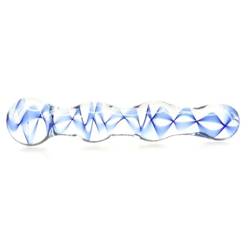 Gode en verre Screw Beads 17 x 3.5cm Gode en verre Screw Beads 17 x 3.5cm