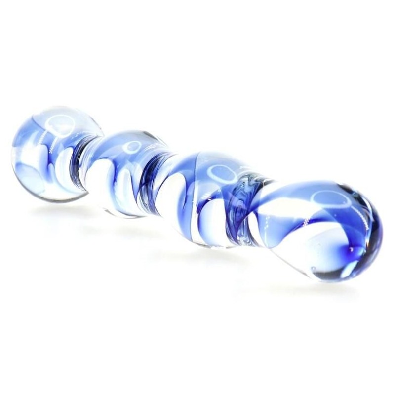 Gode en verre Screw Beads 17 x 3.5cm Gode en verre Screw Beads 17 x 3.5cm