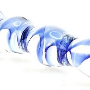 Gode en verre Screw Beads 17 x 3.5cm Gode en verre Screw Beads 17 x 3.5cm