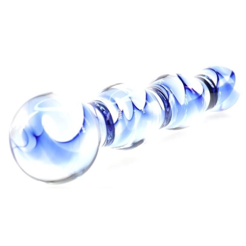 Gode en verre Screw Beads 17 x 3.5cm Gode en verre Screw Beads 17 x 3.5cm