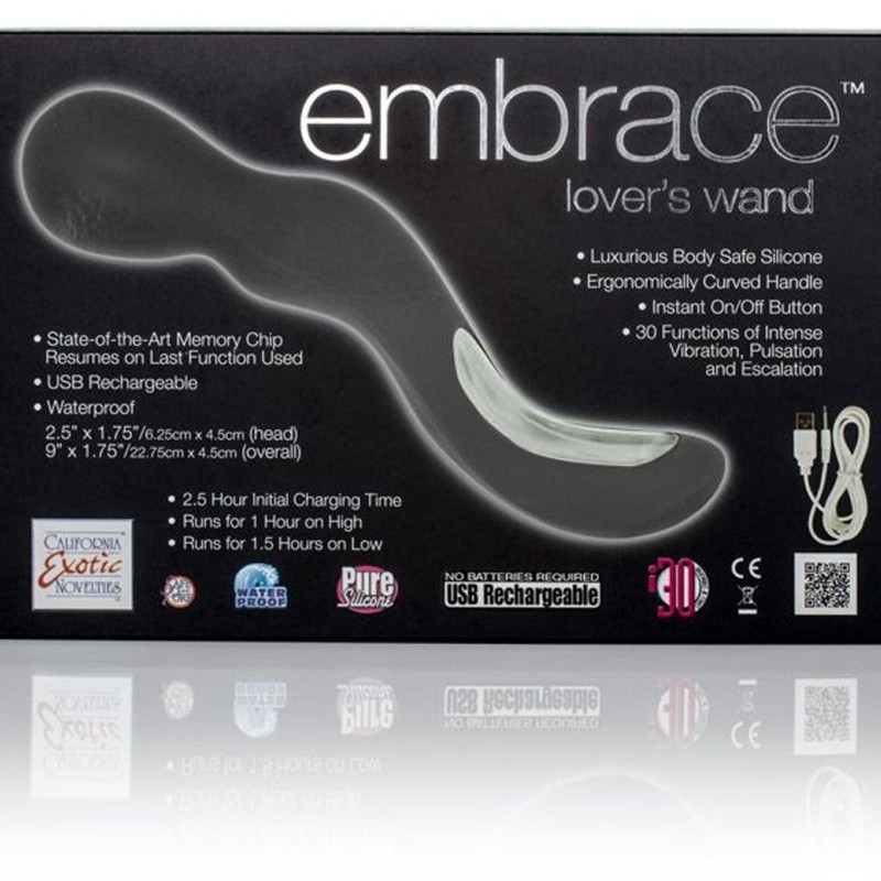 Wand Embrace Lovers 22cm - Tête 45mm Wand Embrace Lovers 22cm - Tête 45mm