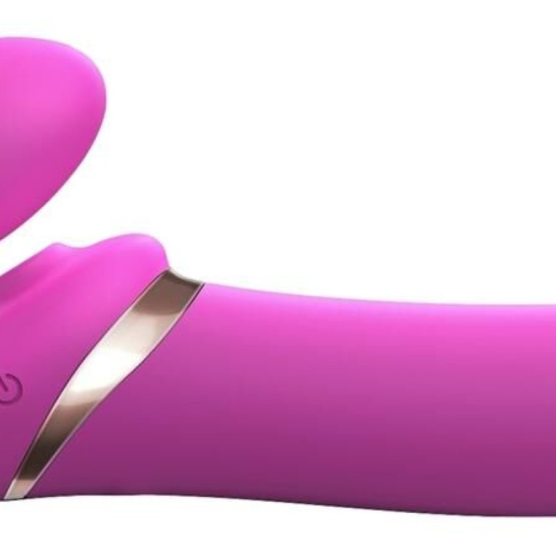 Dildo Multi Orgasm Strap-On-Me M 15 x 3.8cm Fuchsia Dildo Multi Orgasm Strap-On-Me M 15 x 3.8cm Fuchsia