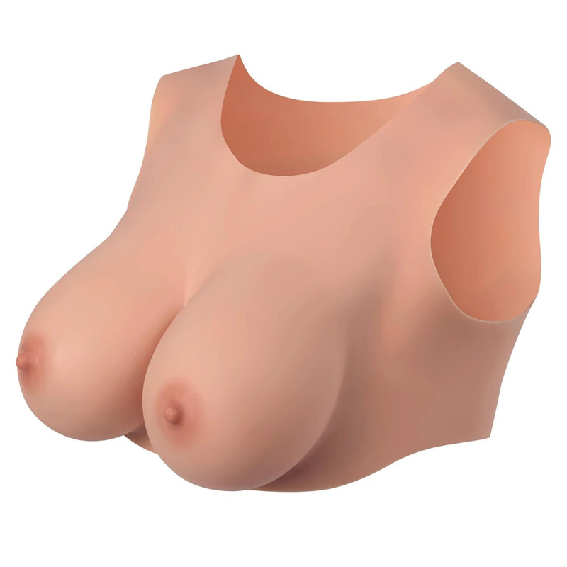 Buste seins réaliste couleur peau claire Taille M Bonnet D - Starbust Buste seins réaliste couleur peau claire Taille M Bonnet D - Starbust