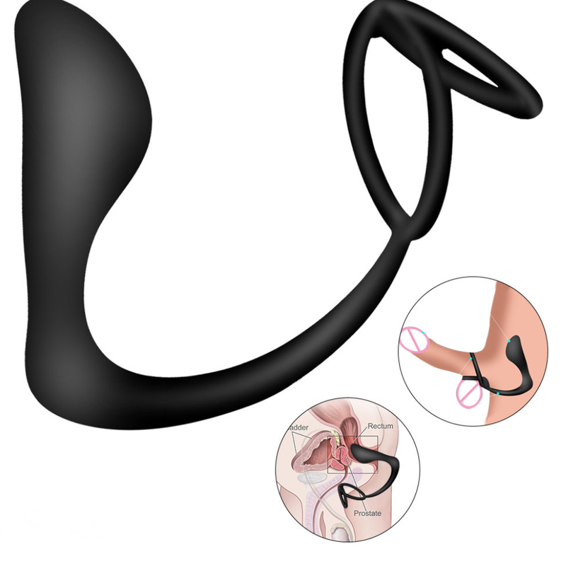 Stimulateur Prostatique noir Gaston - Coeur Ardent Stimulateur Prostatique noir Gaston - Coeur Ardent