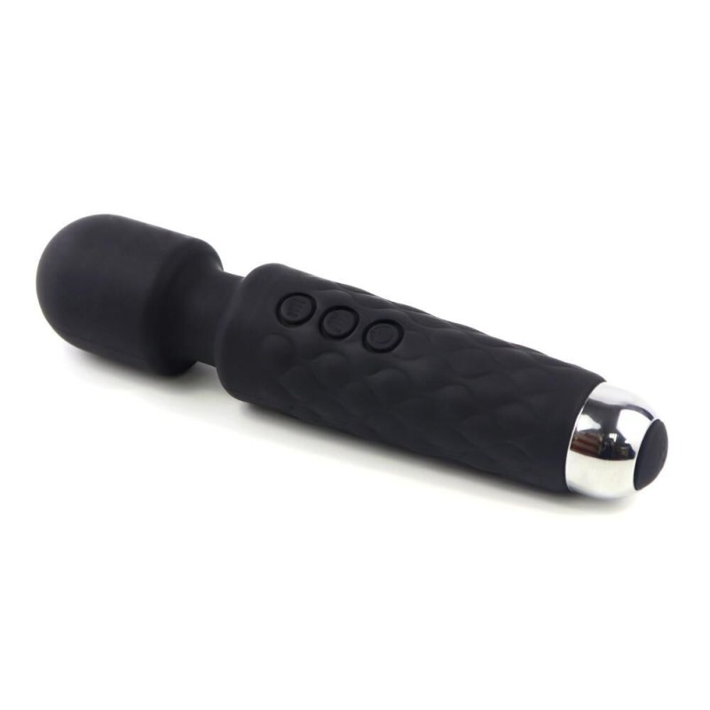 Wand vibromasseur noir 20 vitesses pas cher - sextoys pas cher Wand vibromasseur noir 20 vitesses pas cher - sextoys pas cher