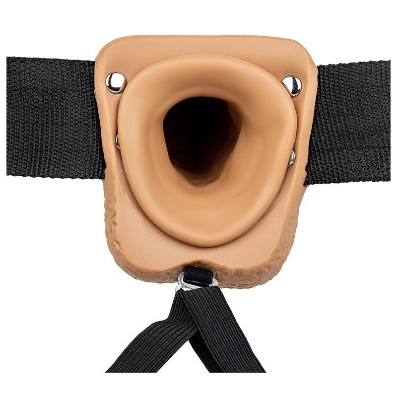 Gode ceinture creux Hollow Strap On RealRock 18 x 4.5cm Latino Gode ceinture creux Hollow Strap On RealRock 18 x 4.5cm Latino