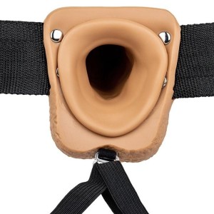 Gode ceinture creux Hollow Strap On RealRock 18 x 4.5cm Latino Gode ceinture creux Hollow Strap On RealRock 18 x 4.5cm Latino