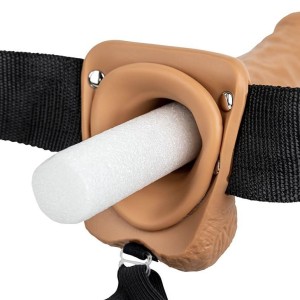 Gode ceinture creux Hollow Strap On RealRock 18 x 4.5cm Latino Gode ceinture creux Hollow Strap On RealRock 18 x 4.5cm Latino