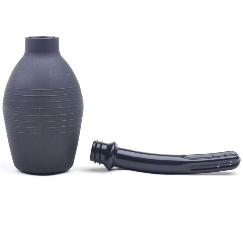 Poire de lavement Douche Anale II Noire - Insertion 12 x 2cm Poire de lavement Douche Anale II Noire - Insertion 12 x 2cm