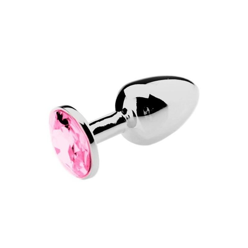 Plug Bijou Strass Rose - MEDIUM 7 x 3.4cm Plug Bijou Strass Rose - MEDIUM 7 x 3.4cm