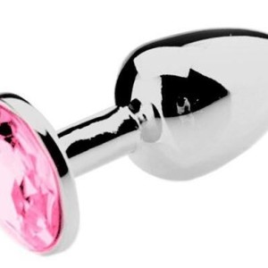 Plug Bijou Strass Rose - MEDIUM 7 x 3.4cm Plug Bijou Strass Rose - MEDIUM 7 x 3.4cm