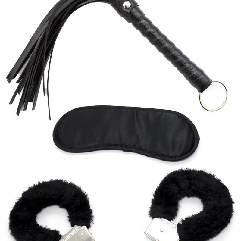 Kit de soumission 3 pièces - accessoires coquins pas cher Kit de soumission 3 pièces - accessoires coquins pas cher