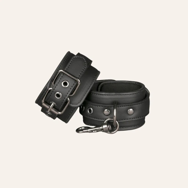 Menottes de poignets en cuir synthétique