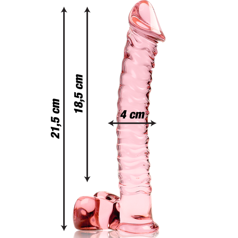 NEBULA SERIES BY IBIZA - MODÈLE 23 GODE EN VERRE BOROSILICATE CLAIR 21.5 CM -O- 4 CM NEBULA SERIES BY IBIZA - MODÈLE 23 GODE EN VERRE BOROSILICATE CLAIR 21.5 CM -O- 4 CM