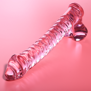 NEBULA SERIES BY IBIZA - MODÈLE 23 GODE EN VERRE BOROSILICATE CLAIR 21.5 CM -O- 4 CM NEBULA SERIES BY IBIZA - MODÈLE 23 GODE EN VERRE BOROSILICATE CLAIR 21.5 CM -O- 4 CM