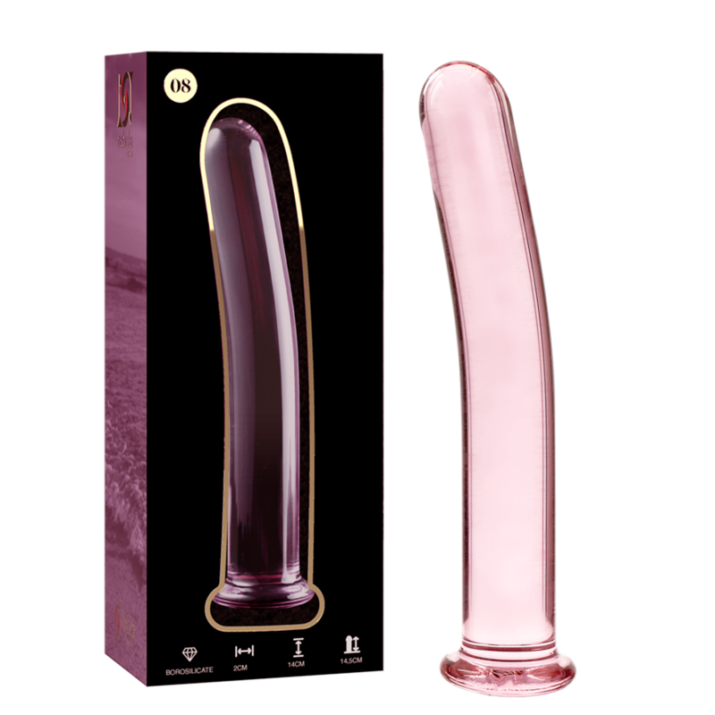 NEBULA SERIES BY IBIZA - MODÈLE 8 GODE EN VERRE BOROSILICATE CLAIR 14.5 CM -O- 2 CM NEBULA SERIES BY IBIZA - MODÈLE 8 GODE EN VERRE BOROSILICATE CLAIR 14.5 CM -O- 2 CM