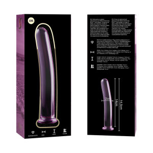 NEBULA SERIES BY IBIZA - MODÈLE 8 GODE EN VERRE BOROSILICATE CLAIR 14.5 CM -O- 2 CM NEBULA SERIES BY IBIZA - MODÈLE 8 GODE EN VERRE BOROSILICATE CLAIR 14.5 CM -O- 2 CM
