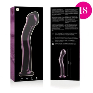 NEBULA SERIES BY IBIZA - MODÈLE 18 GODE EN VERRE BOROSILICATE CLAIR 18.5 CM -O- 3.5 CM NEBULA SERIES BY IBIZA - MODÈLE 18 GODE EN VERRE BOROSILICATE CLAIR 18.5 CM -O- 3.5 CM
