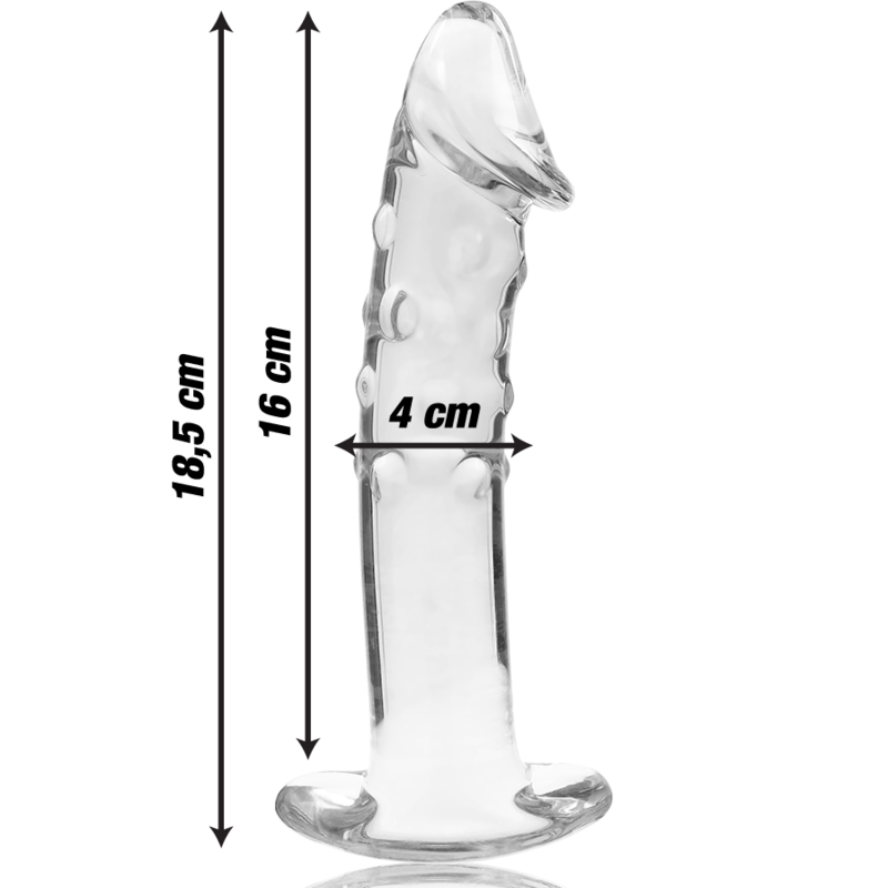 NEBULA SERIES BY IBIZA - MODÈLE 19 GODE EN VERRE BOROSILICATE CLAIR 18.5 CM -O- 4 CM NEBULA SERIES BY IBIZA - MODÈLE 19 GODE EN VERRE BOROSILICATE CLAIR 18.5 CM -O- 4 CM