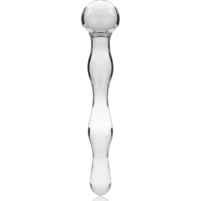 NEBULA SERIES BY IBIZA - MODÈLE 13 GODE EN VERRE BOROSILICATE CLAIR 18 CM -O- 3.5 CM NEBULA SERIES BY IBIZA - MODÈLE 13 GODE EN VERRE BOROSILICATE CLAIR 18 CM -O- 3.5 CM