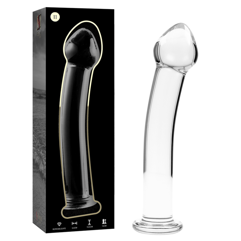NEBULA SERIES BY IBIZA - MODÈLE 11 GODE EN VERRE BOROSILICATE CLAIR 16 CM -O- 3 CM NEBULA SERIES BY IBIZA - MODÈLE 11 GODE EN VERRE BOROSILICATE CLAIR 16 CM -O- 3 CM