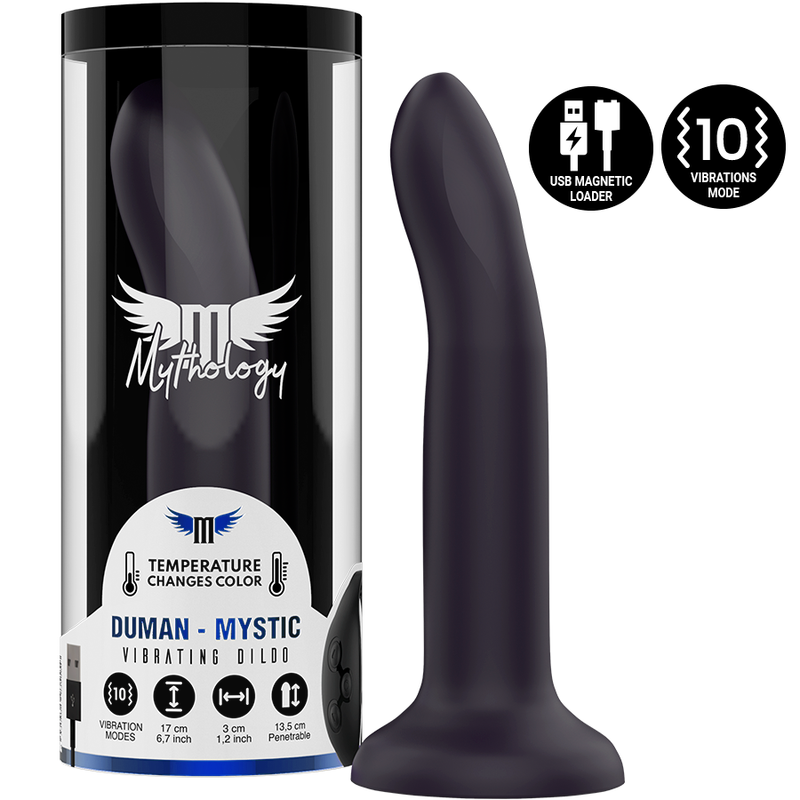 MYTHOLOGY - DUMAN MYSTIC DILDO M - VIBRATEUR COMPATIBLE AVEC LA TECHNOLOGIE SANS FIL WATCHME MYTHOLOGY - DUMAN MYSTIC DILDO M - VIBRATEUR COMPATIBLE AVEC LA TECHNOLOGIE SANS FIL WATCHME