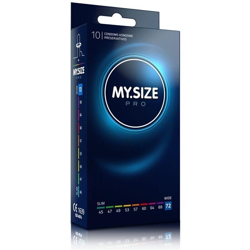 MY SIZE - PRO PRÉSERVATIFS 72 MM 10 UNITÉS MY SIZE - PRO PRÉSERVATIFS 72 MM 10 UNITÉS