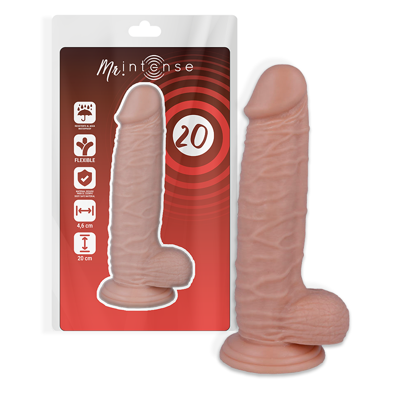MR INTENSE - 20 PÉNIS RÉALISTE 20 CM -O- 4.6 CM MR INTENSE - 20 PÉNIS RÉALISTE 20 CM -O- 4.6 CM
