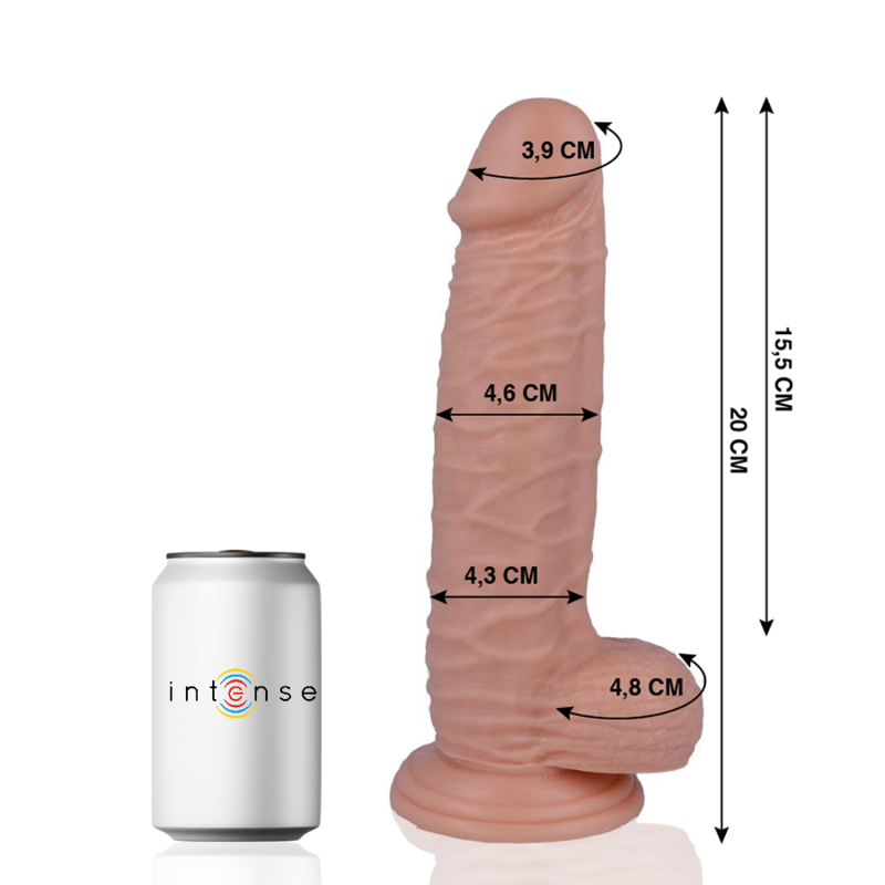 MR INTENSE - 20 PÉNIS RÉALISTE 20 CM -O- 4.6 CM MR INTENSE - 20 PÉNIS RÉALISTE 20 CM -O- 4.6 CM