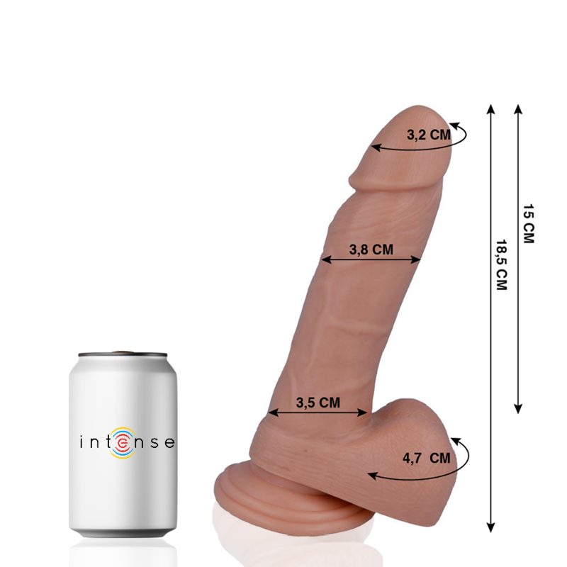 MR INTENSE - 14 PÉNIS RÉALISTE 18.5 CM -O- 3.8 CM MR INTENSE - 14 PÉNIS RÉALISTE 18.5 CM -O- 3.8 CM