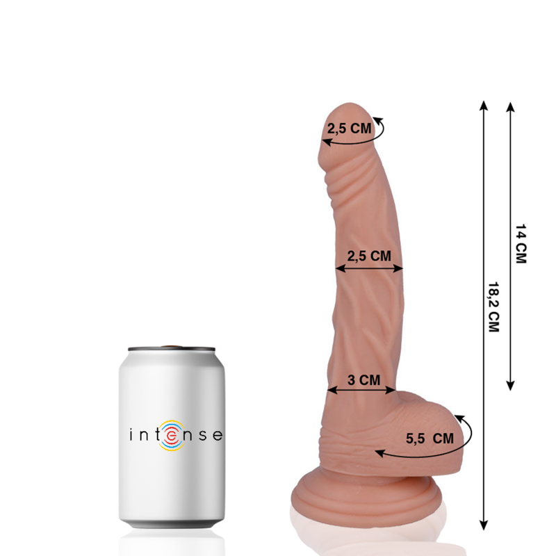 MR INTENSE - 12 PÉNIS RÉALISTE 18.2 CM -O- 2.5 CM MR INTENSE - 12 PÉNIS RÉALISTE 18.2 CM -O- 2.5 CM